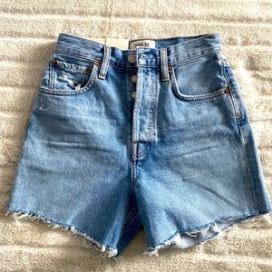 Agolde Riley High Rise Slim Leg short